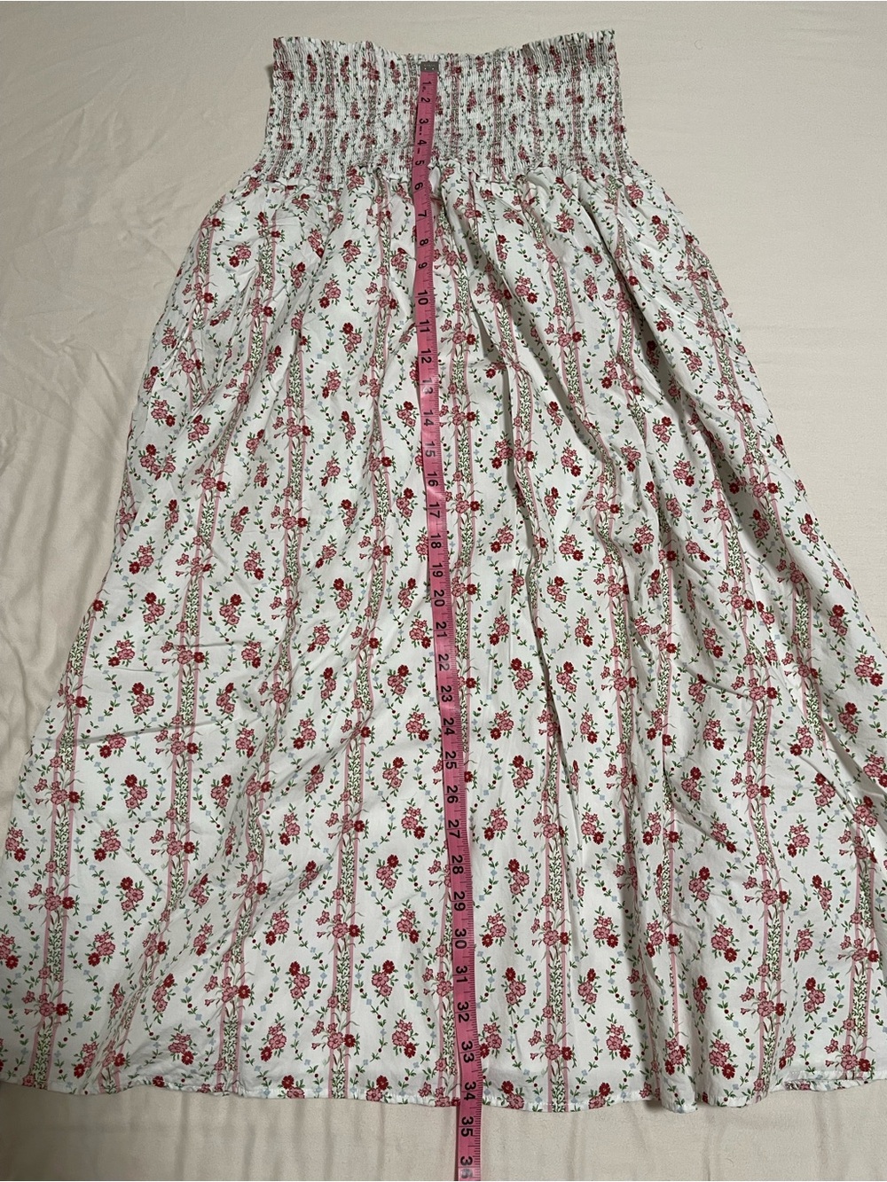 Hill House Home Delphine Floral Nap Skirt Size Medium - Picture 9 of 12